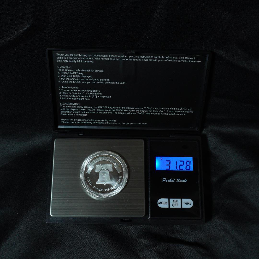 1オンス SilverTowne リバティベル 銀貨 シルバー ラウンド