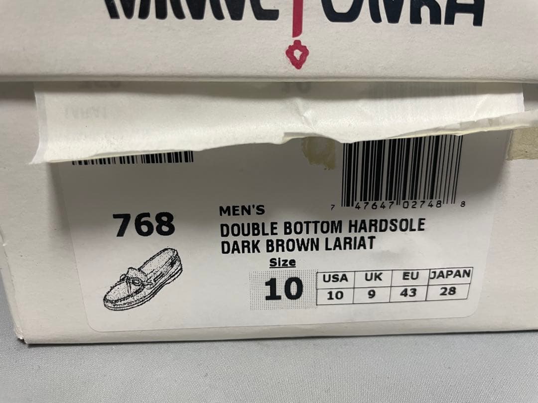 未使用　MINNETONKA ブラウン 28センチ　US10インチ