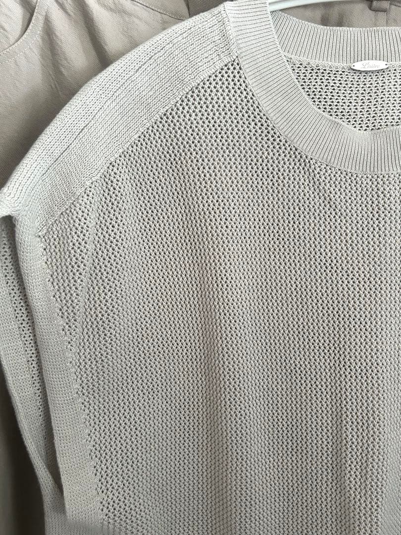 L'Appartement Mesh Knit☆グレー