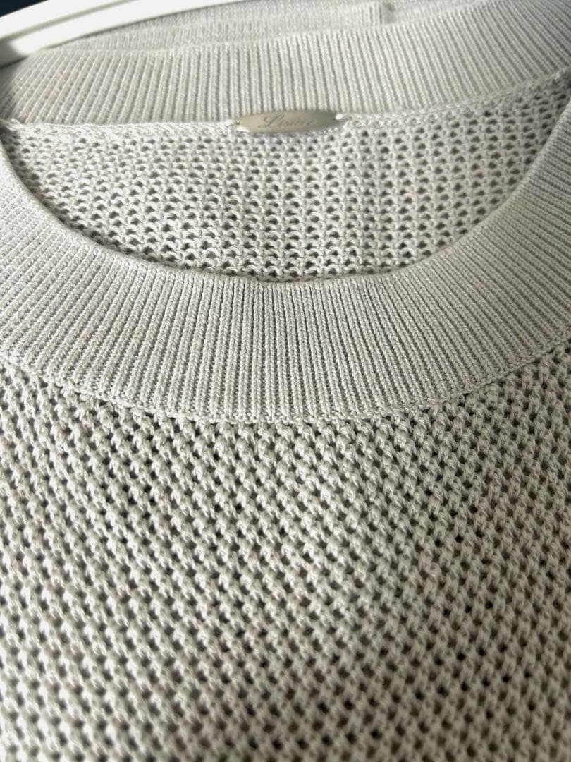L'Appartement Mesh Knit☆グレー