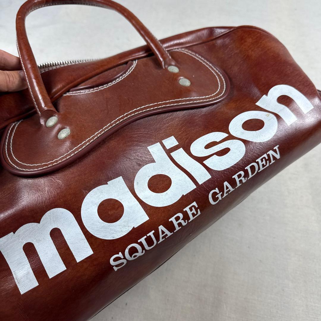 madison マジソン スクエア ガーデン マジソンバッグ 当時物 昭和レトロ
