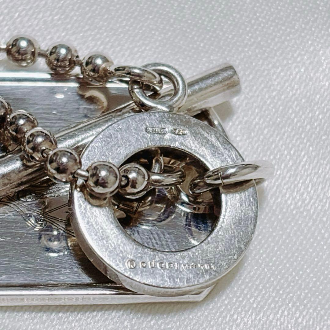 そ*う様 GUCCIネックレス SILVER925ドッグタグ 50cm