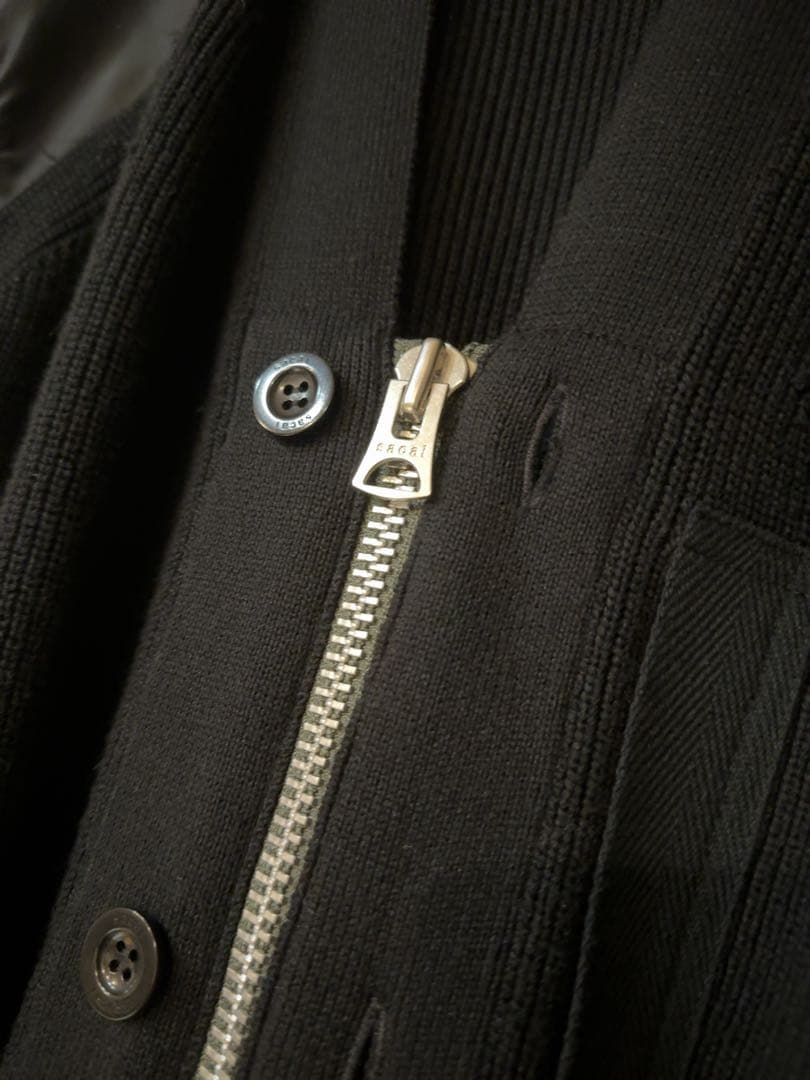 sacai サカイ ツイルニットブルゾン 2025ss