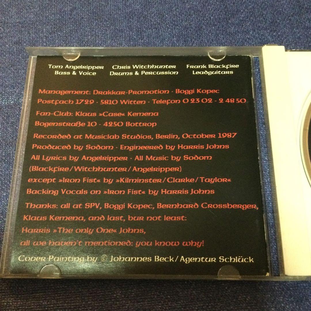 CD ソドム　SODOM パーセキユーション　マニア　国内盤　初盤