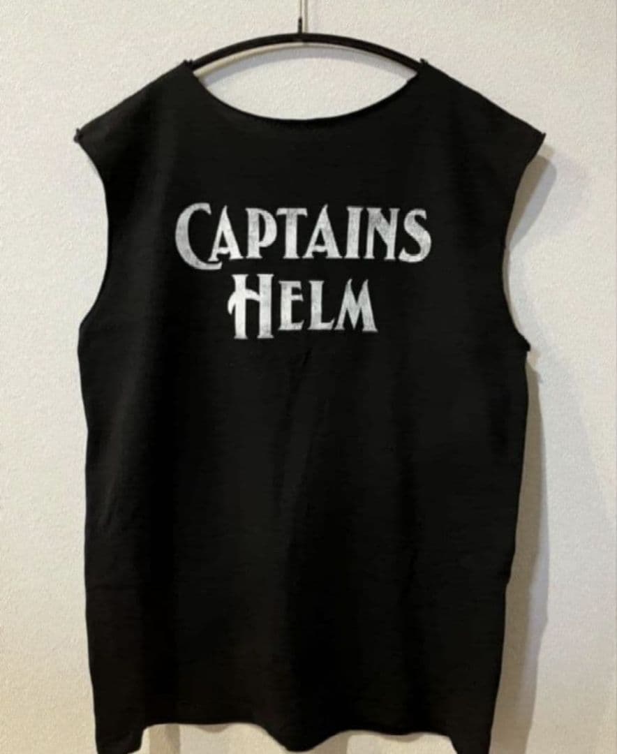 【美品】CAPTAINS HELM ノースリーブTシャツ M ブラック