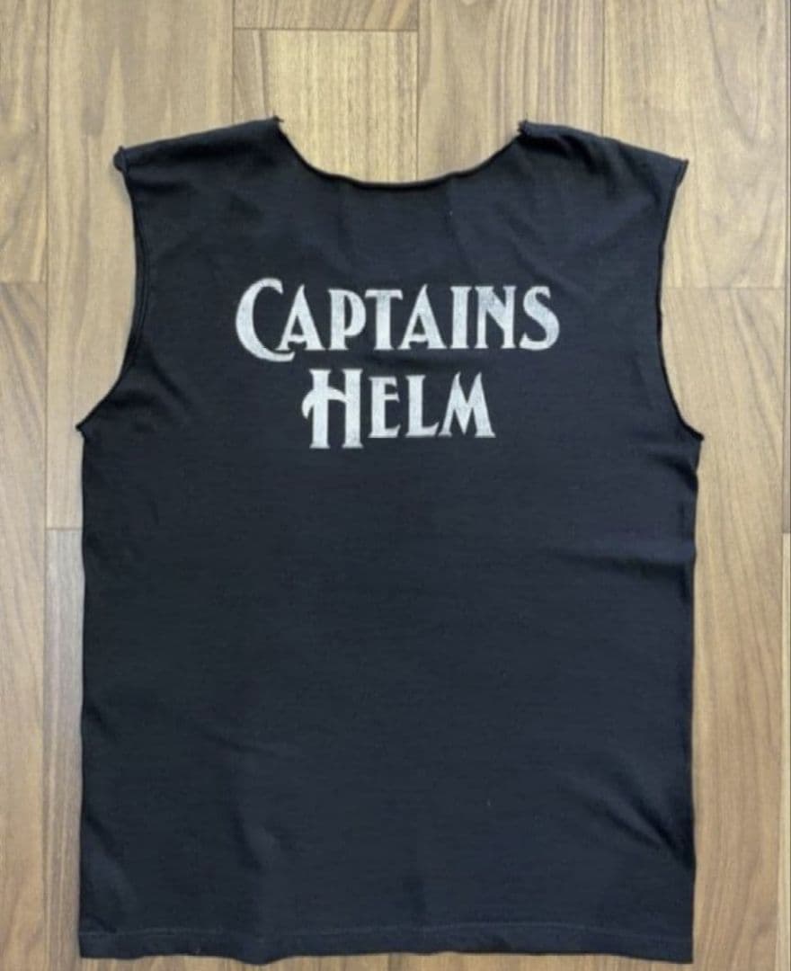 【美品】CAPTAINS HELM ノースリーブTシャツ M ブラック