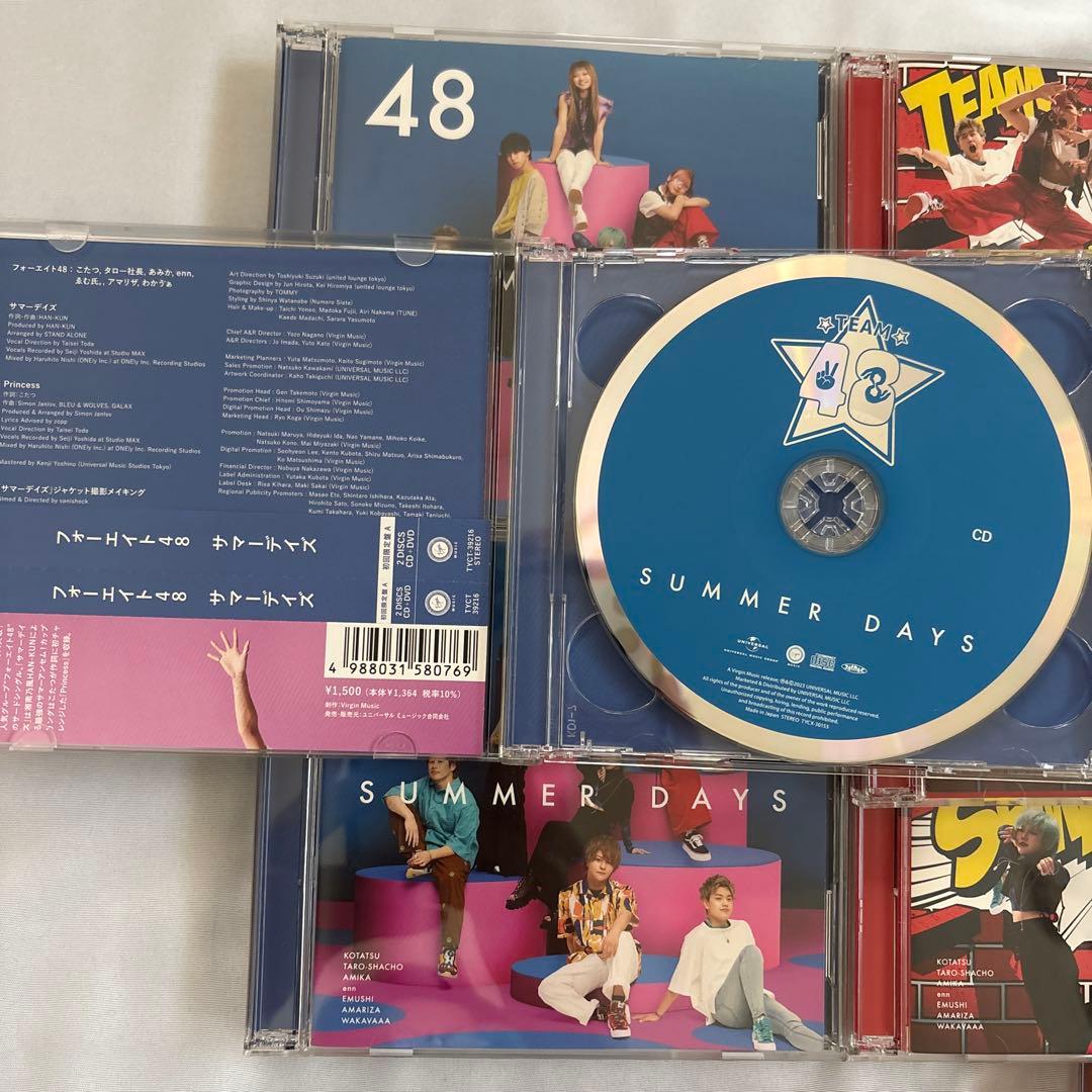 TEAM 48 SUMMER DAYS CD DVD セット