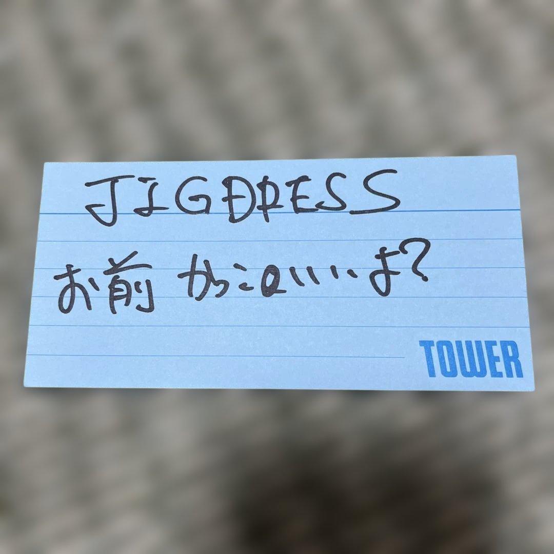 JIGDRESS slow 直筆メッセージカード付き