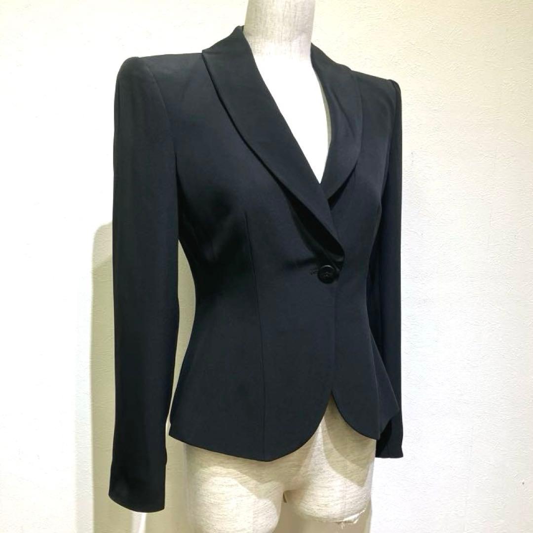 ARMANI COLLEZIONI シルク混　テーラードジャケット　イタリア製