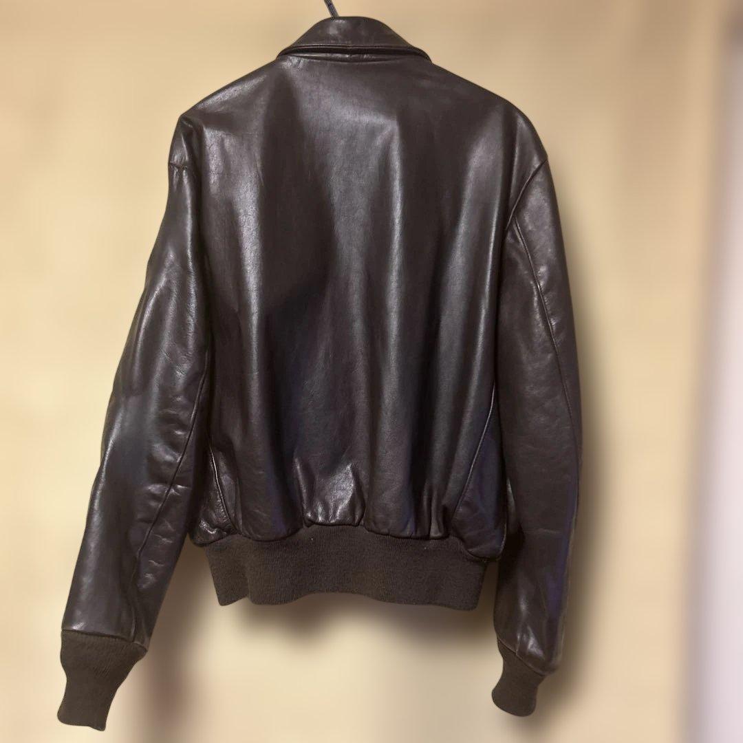 Schott A2 レザーフライトジャケット　本革　42
