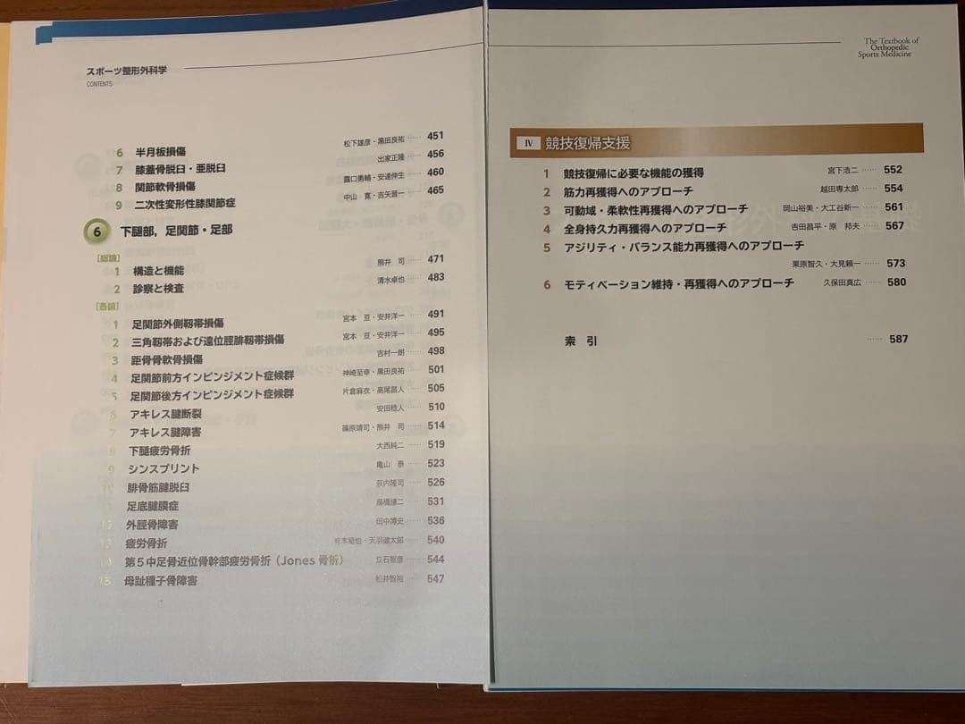 スポーツ整形外科学 アスリートを支えるクリニカルスタンダード