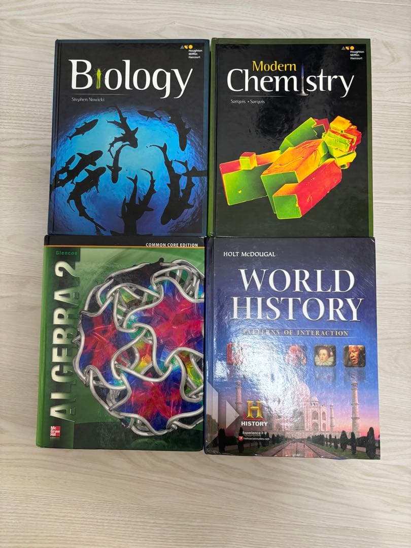 コタン様ALGEBRA HISTORY Chemistry Biology 5冊