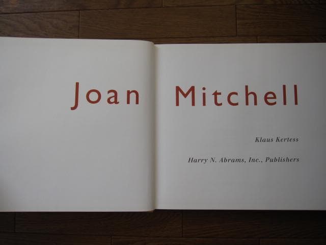 World of colour　Joan Mitchell　ジョアン・ミッチェル