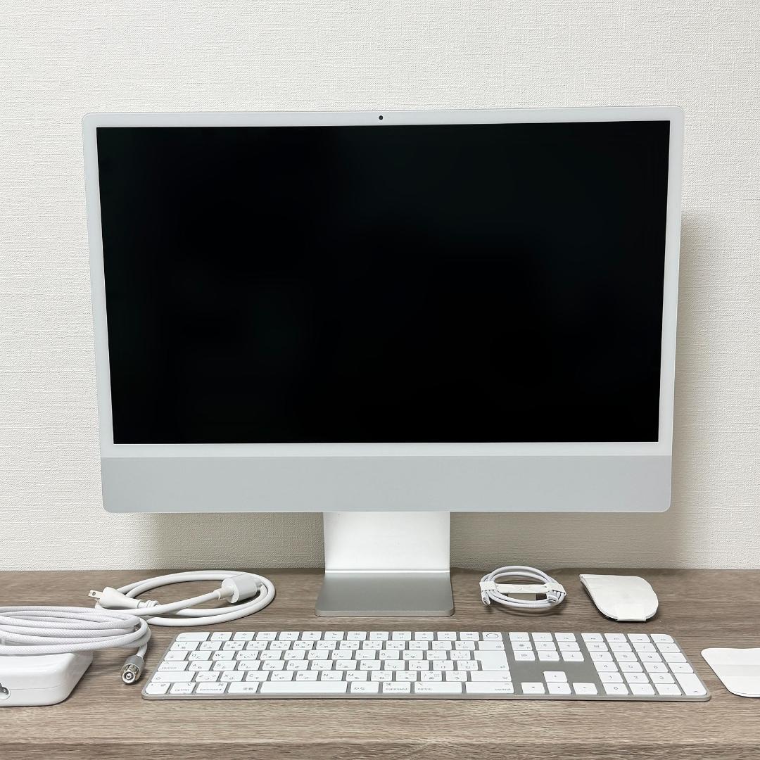 iMac M3 2023 24インチ 24GB / SSD512GB シルバー