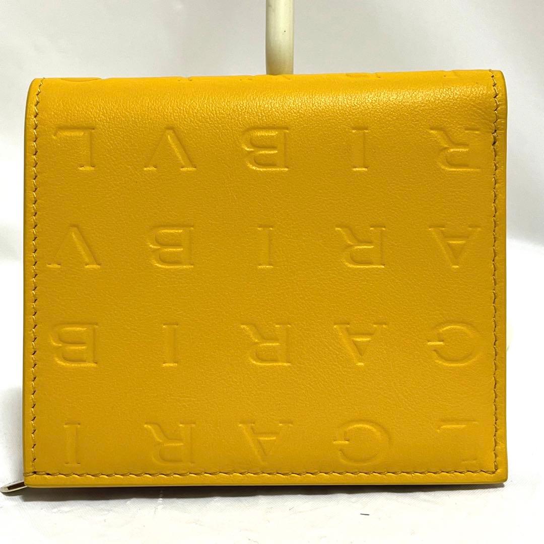 【猫の宅急便⭐︎BR企画 】BVLGARI ロゴ型押し二つ折り財布