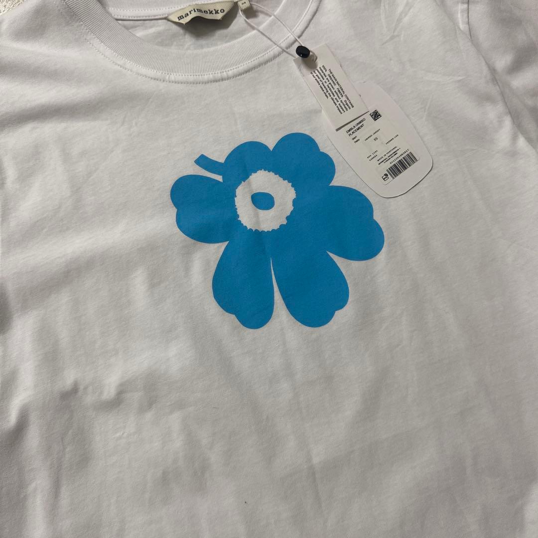 marimekko BLUE BOTTLE Tシャツ　マリメッコ