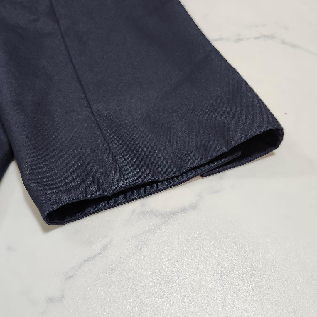 美品☆エンフォルド　シャンブレーギャバコクーンコート　36　ネイビー