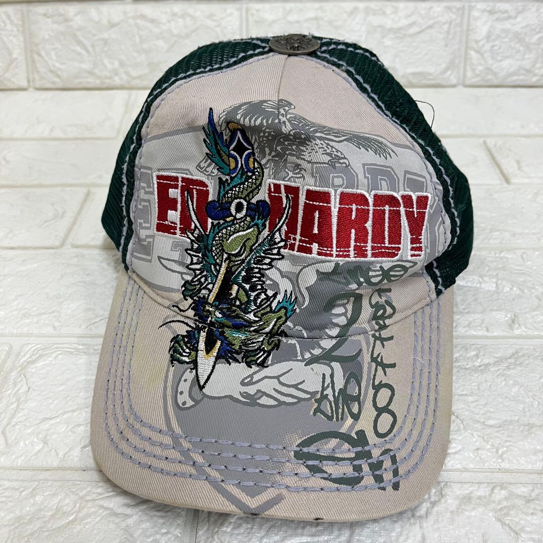 Ed Hardy 刺繍キャップ メッシュキャップ　帽子　ちゃんみな　国内正規品