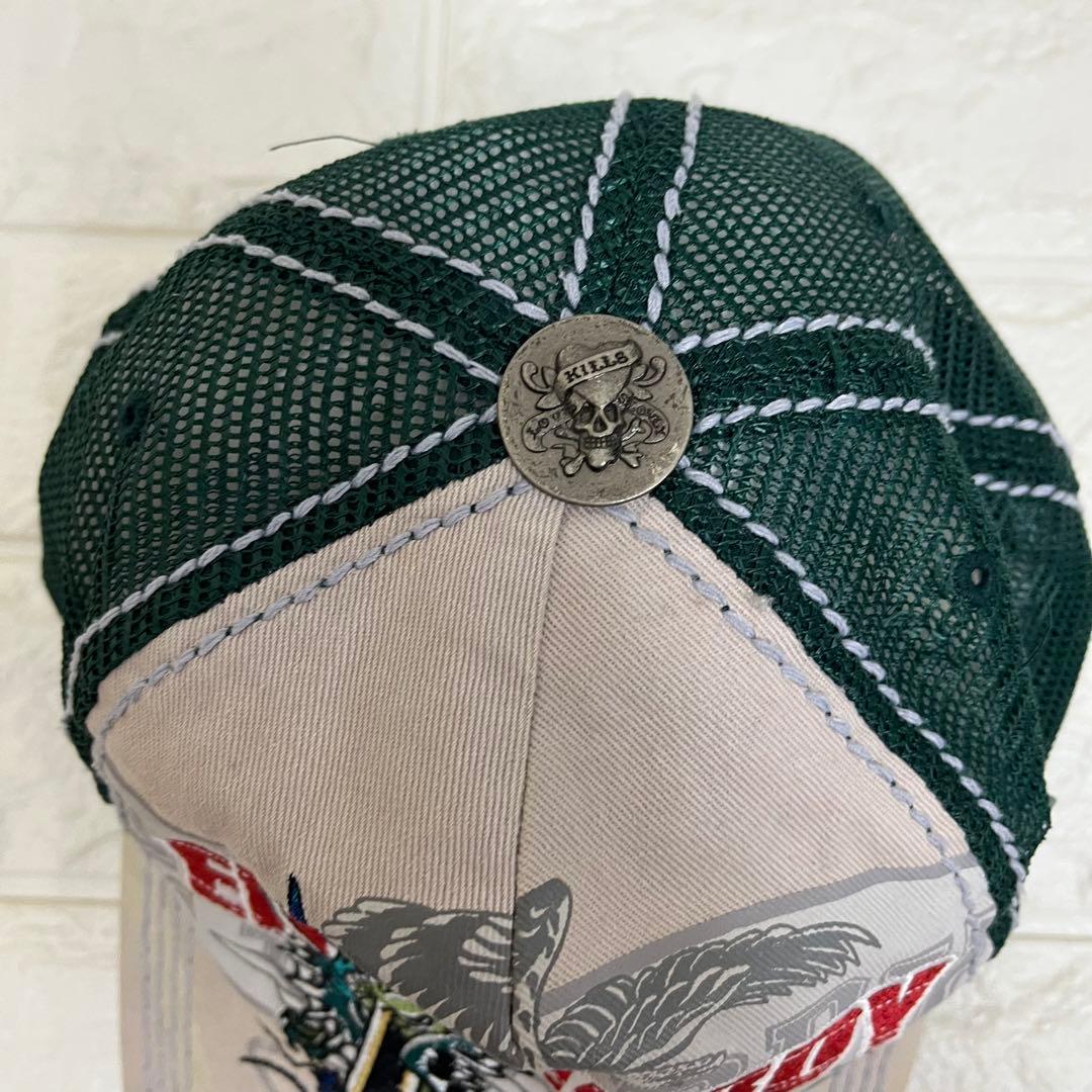 Ed Hardy 刺繍キャップ メッシュキャップ　帽子　ちゃんみな　国内正規品