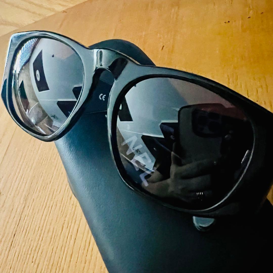 ⭐️美品❗️CHANEL シャネルサングラス/マトラッセ ココマーク黒 ゴールド金具