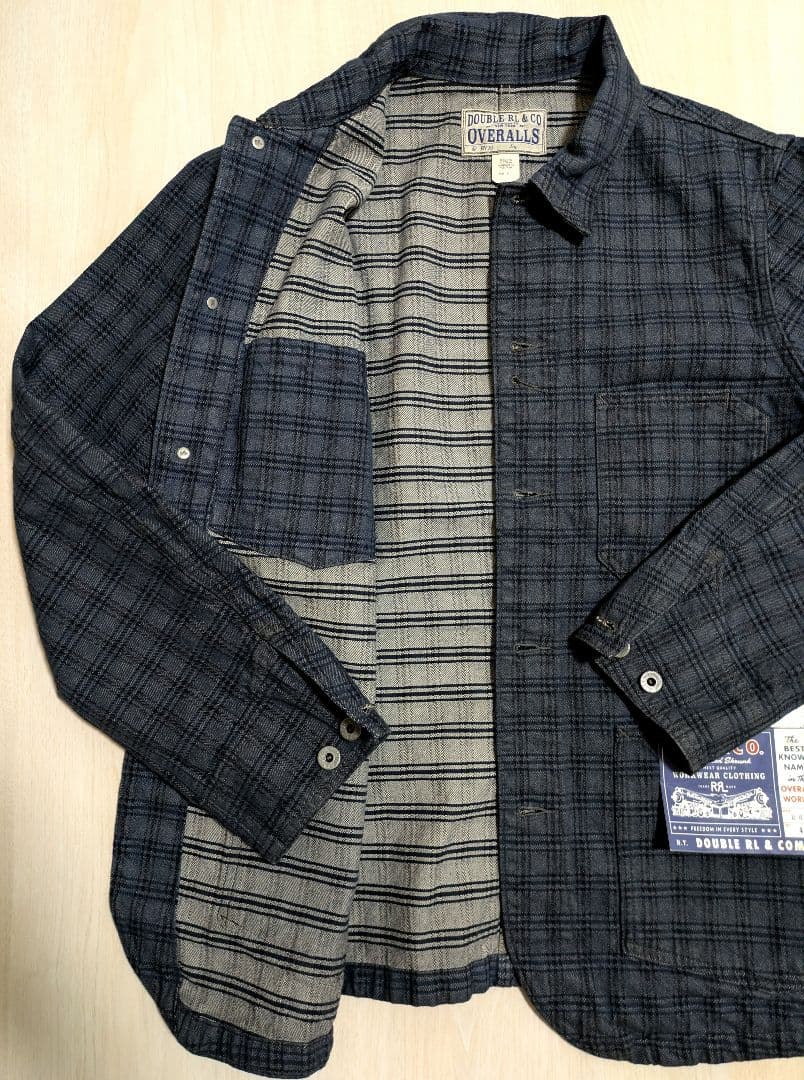 DOUBLE RL & CO. チェック柄オーバーオールRRL