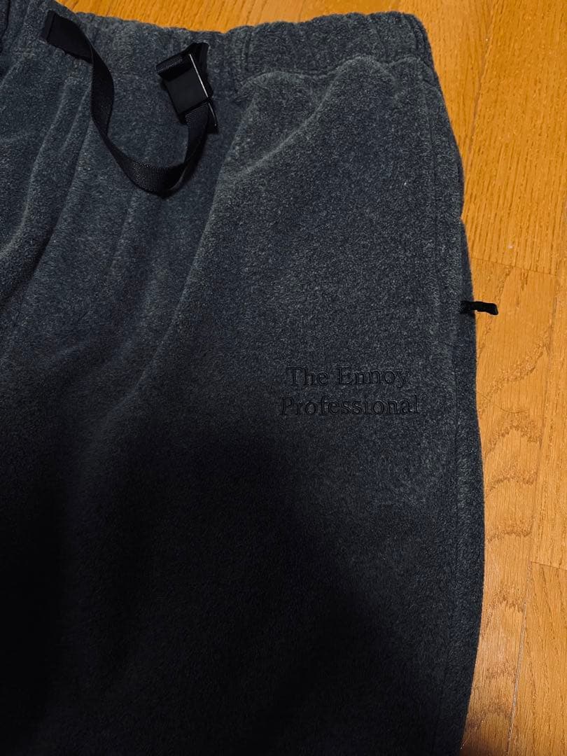 ハ*ム様 ennoy AW24 フリースパンツLサイズ チャコールグレー