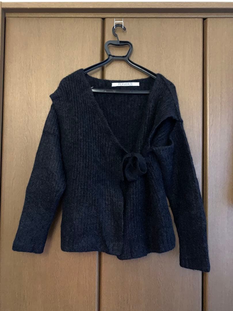 トップス PERVERZE Strap Mohair Gown