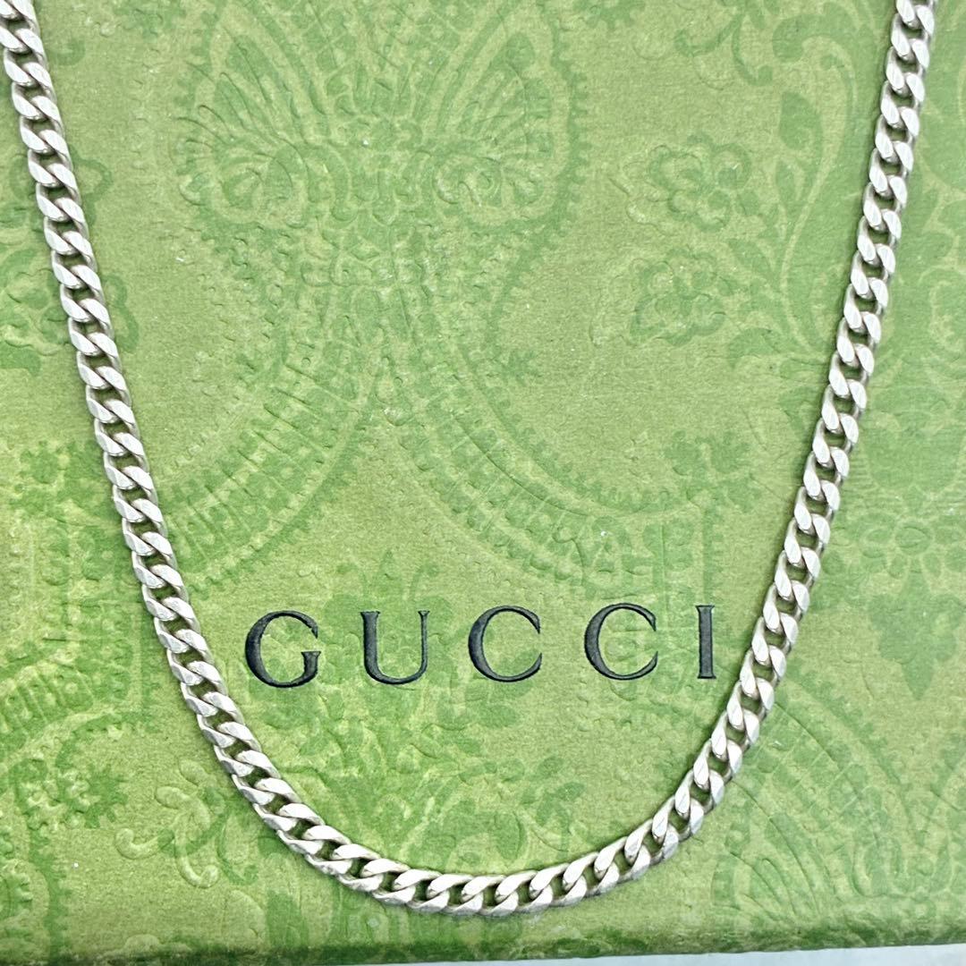 【50cm】GUCCI　グッチ　喜平チェーンのみ　ネックレス　幅3mm　美品