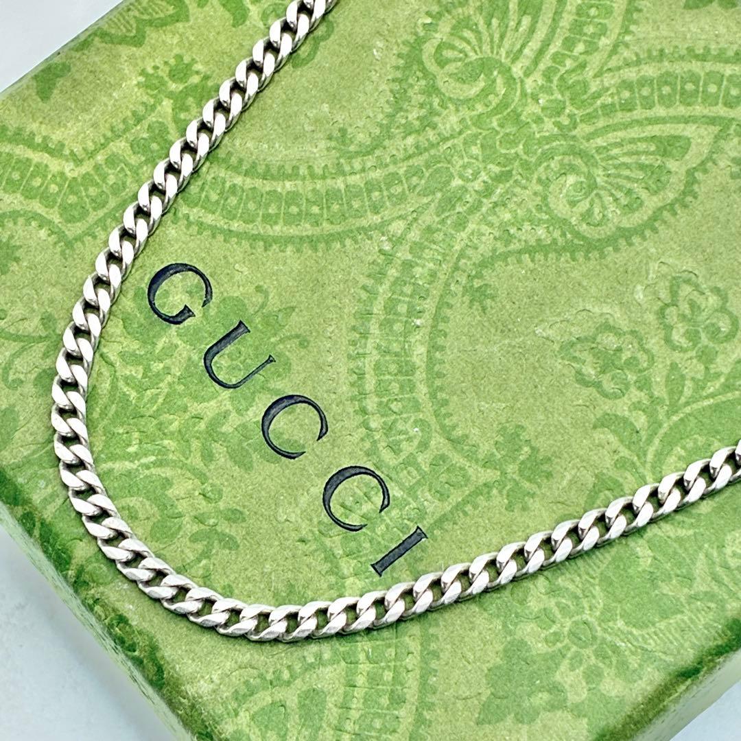 【50cm】GUCCI　グッチ　喜平チェーンのみ　ネックレス　幅3mm　美品