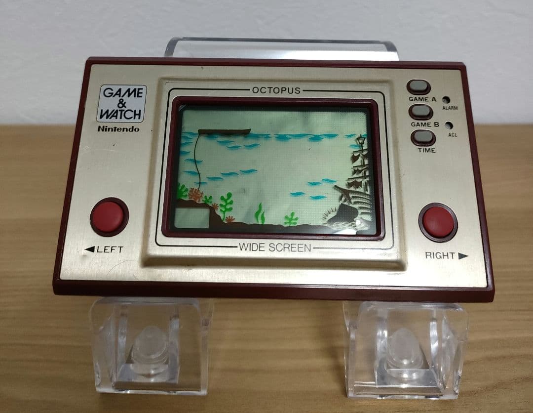 ゲーム＆ウォッチ　オクトパス　ニンテンドー　任天堂　メンテナンス済み