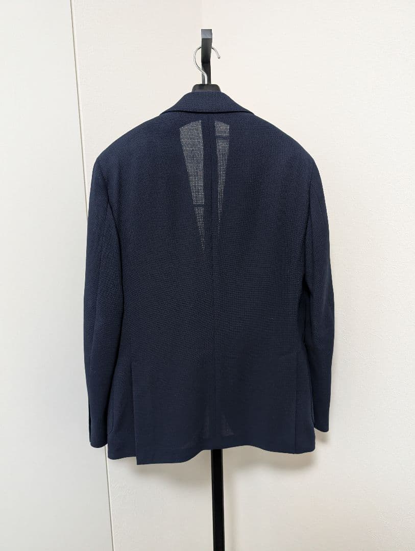 未使用級 LARDINI テーラードジャケット ウールホップサック 48