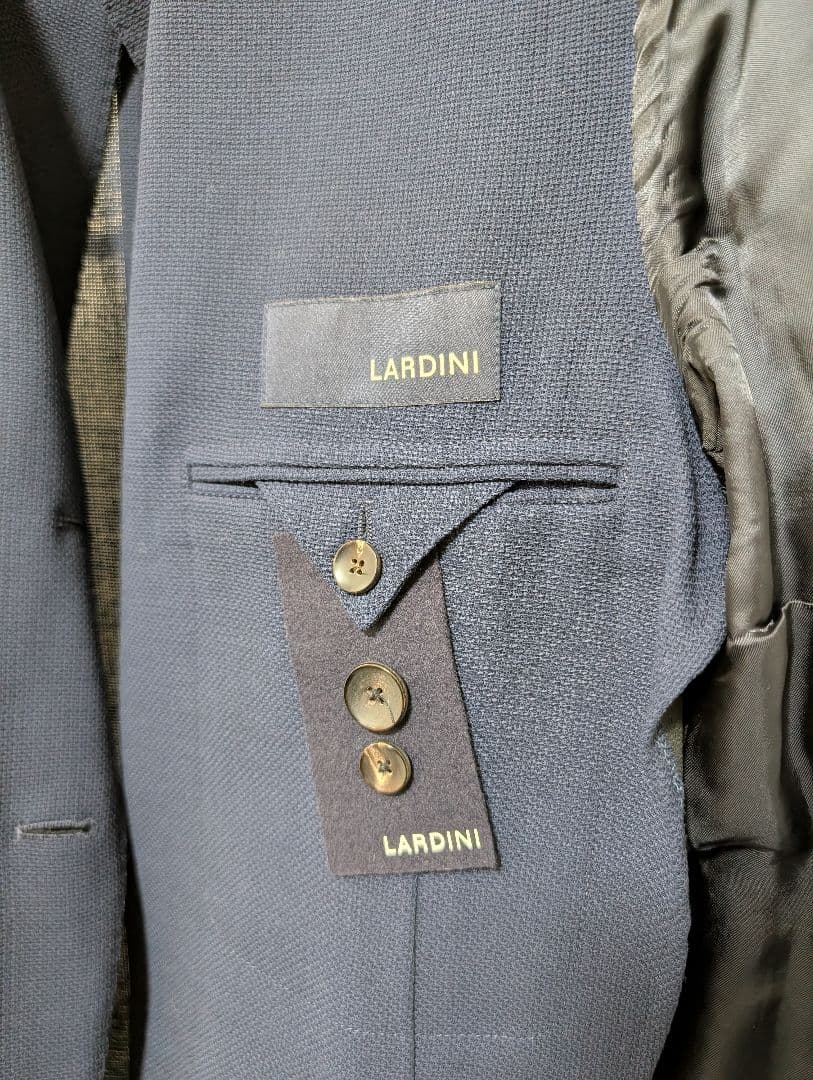 未使用級 LARDINI テーラードジャケット ウールホップサック 48