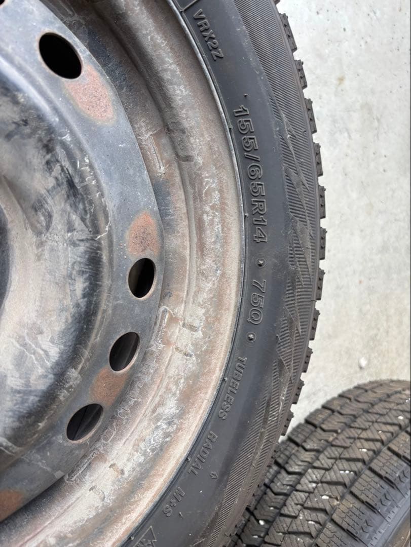 ミラココア 155/65R14 スタッドレスタイヤ
