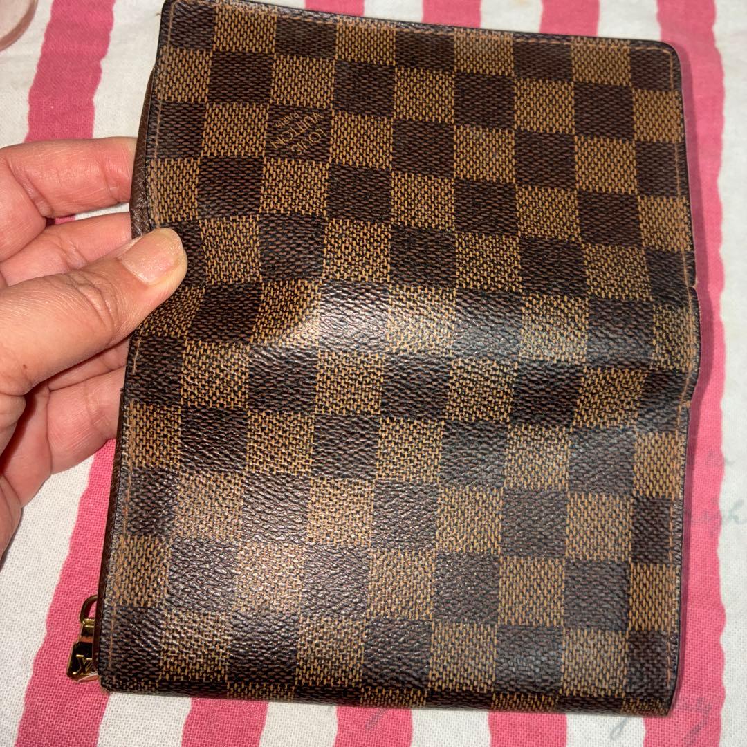 ヌシ⭐︎Louis Vuitton ダミエ 二つ折り財布