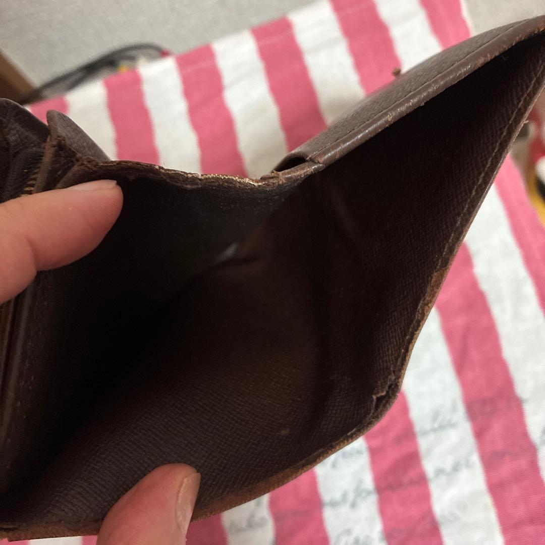 ヌシ⭐︎Louis Vuitton ダミエ 二つ折り財布