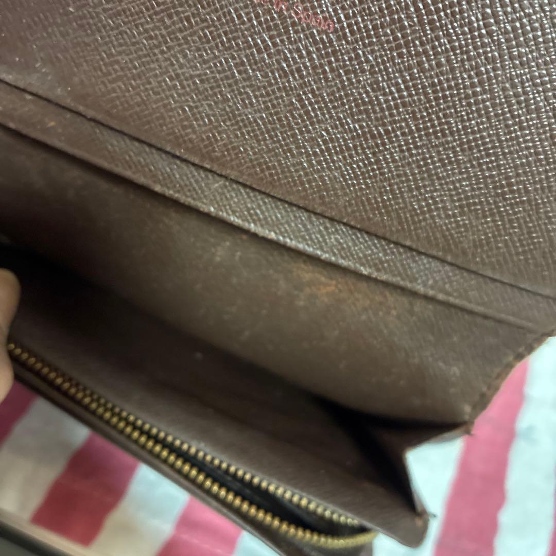 ヌシ⭐︎Louis Vuitton ダミエ 二つ折り財布