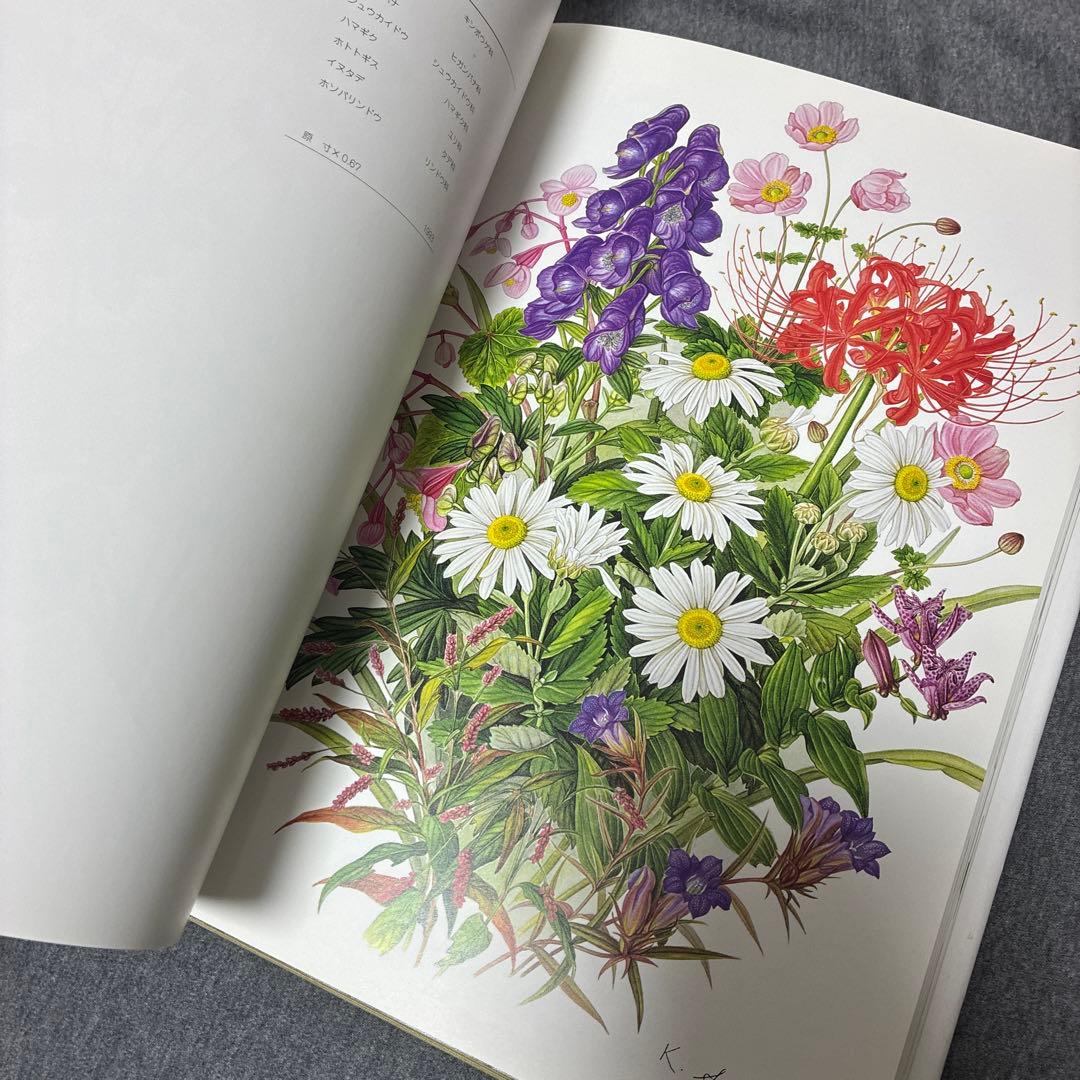 BOTANICAL ART KAHO SAWADA 大型本　定価1万2000円