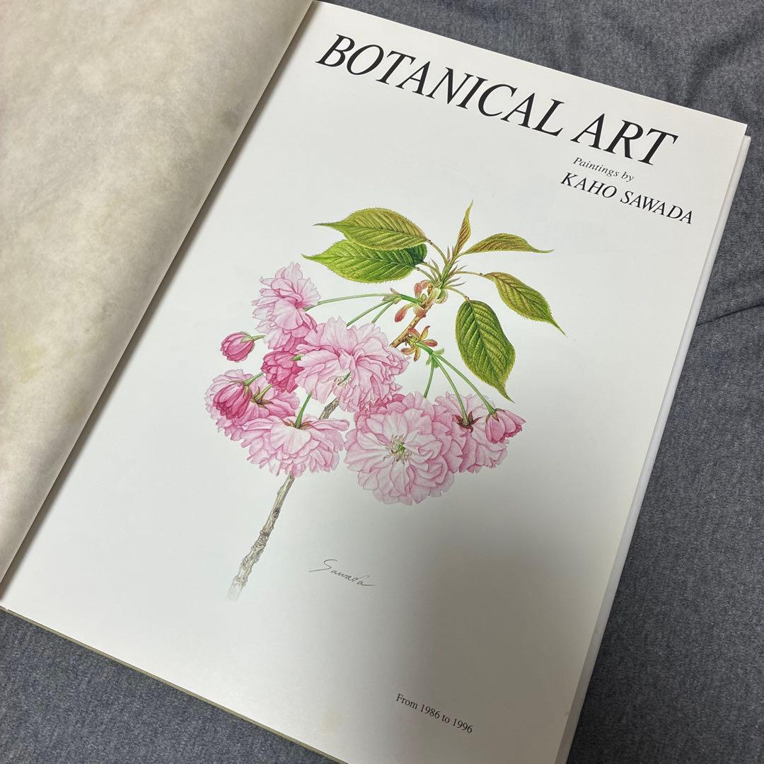 BOTANICAL ART KAHO SAWADA 大型本　定価1万2000円