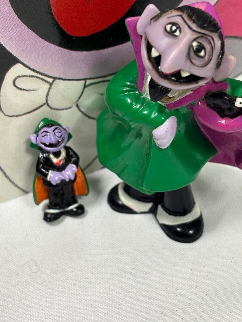 カウント伯爵　セサミストリートSesame Street Count Figur