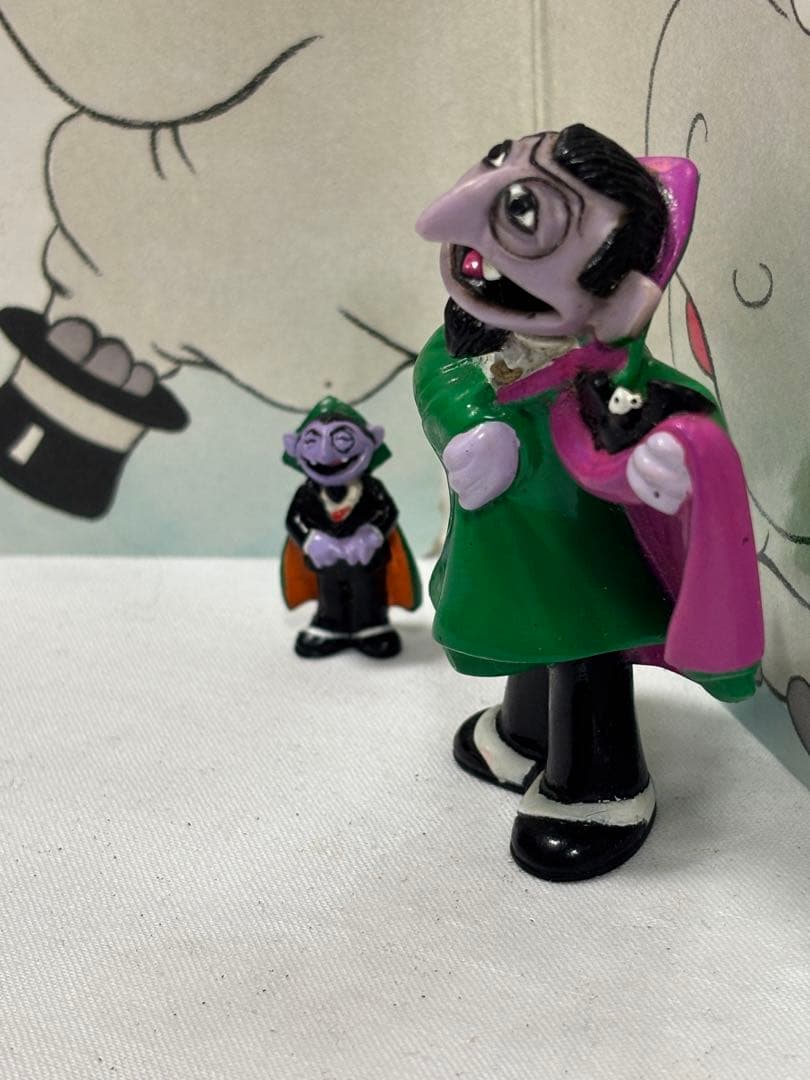 カウント伯爵　セサミストリートSesame Street Count Figur