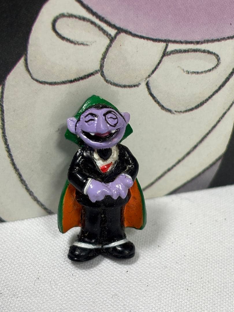 カウント伯爵　セサミストリートSesame Street Count Figur