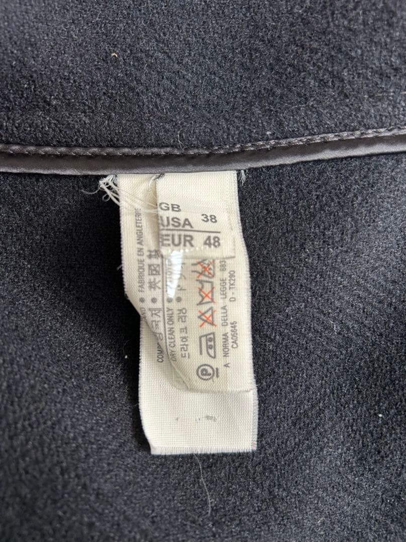 【Gloverall】 Duffle Coatダッフルヘリンボーン　ネイビー
