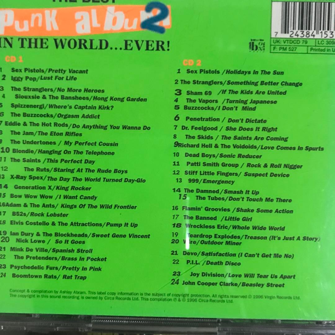 パンクロック　CD 4枚　輸入盤　オムニバス