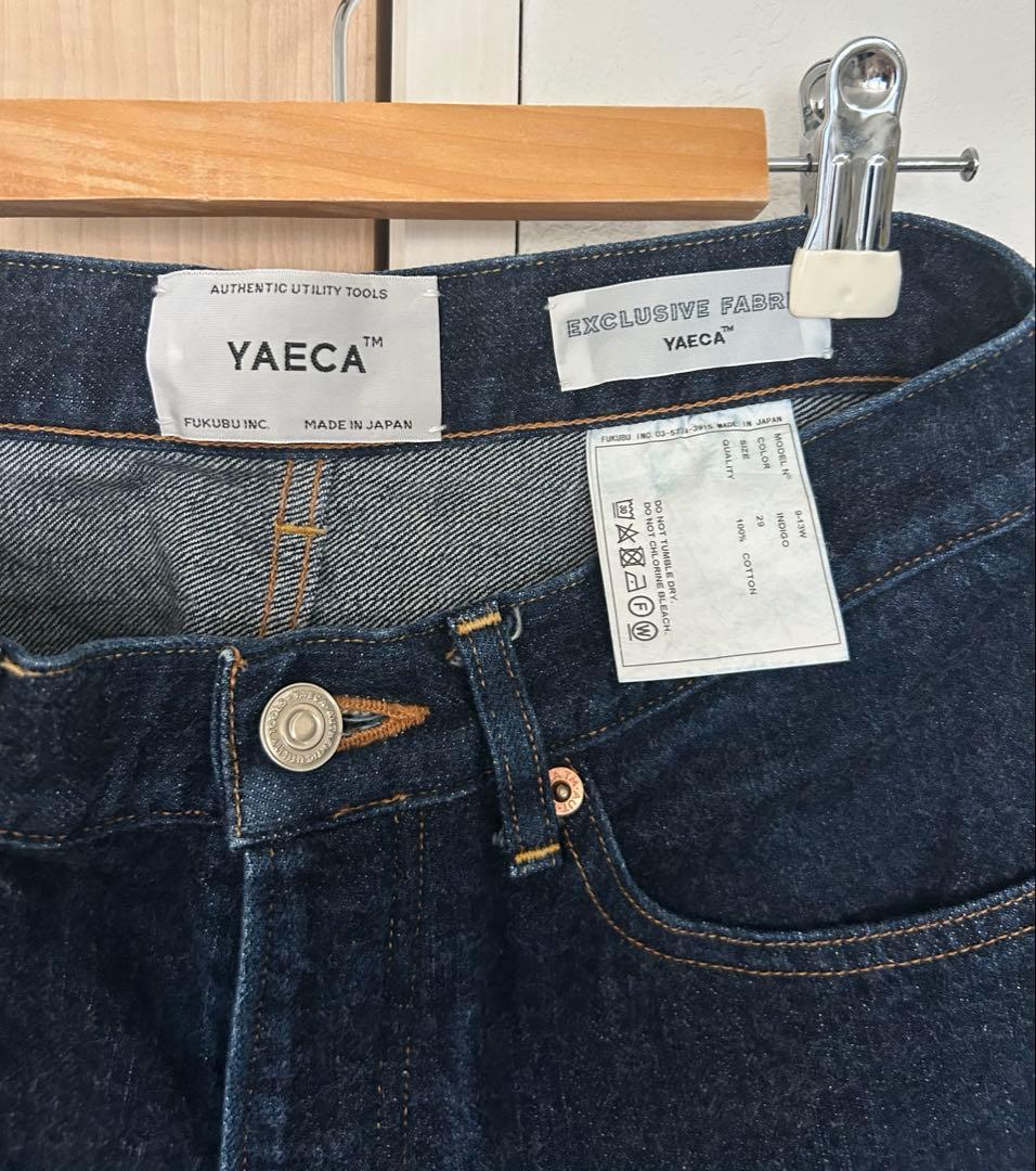 YAECA テーパードデニムパンツ　MODEL N ° 9-13w
