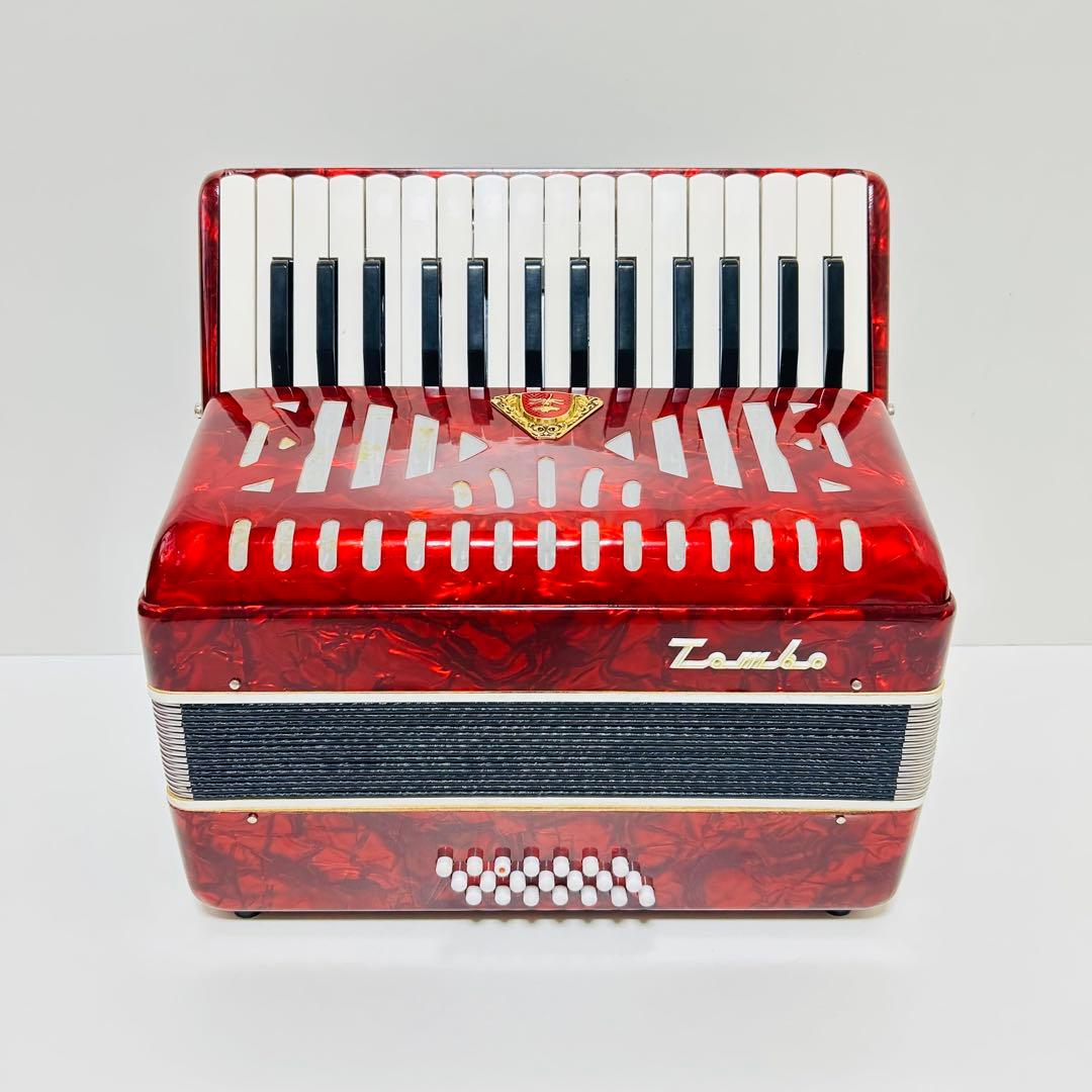 【美品】TOMBO アコーディオン No.211 30鍵盤 ハードケース付