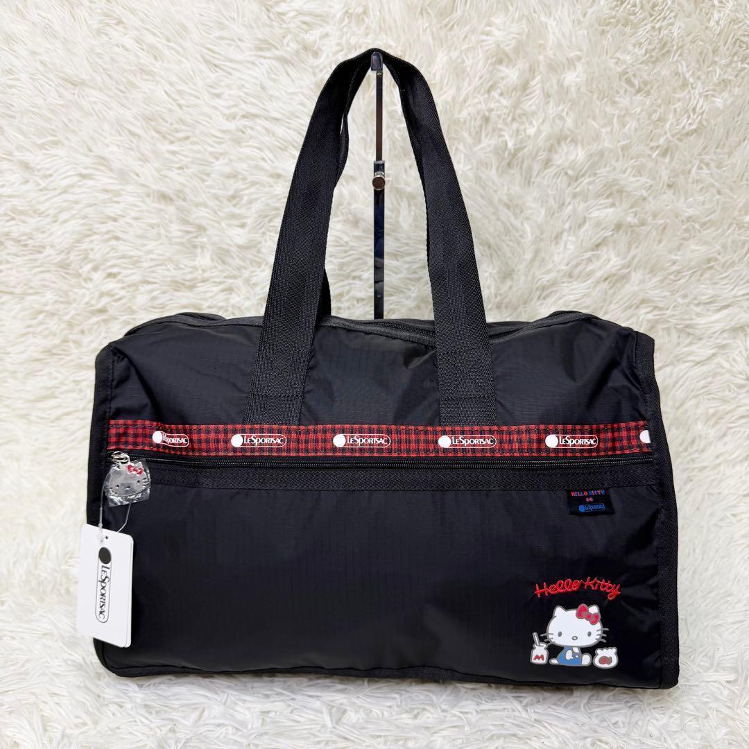 新品未使用 LeSportsac キティちゃん コラボ ボストンバッグ 2way