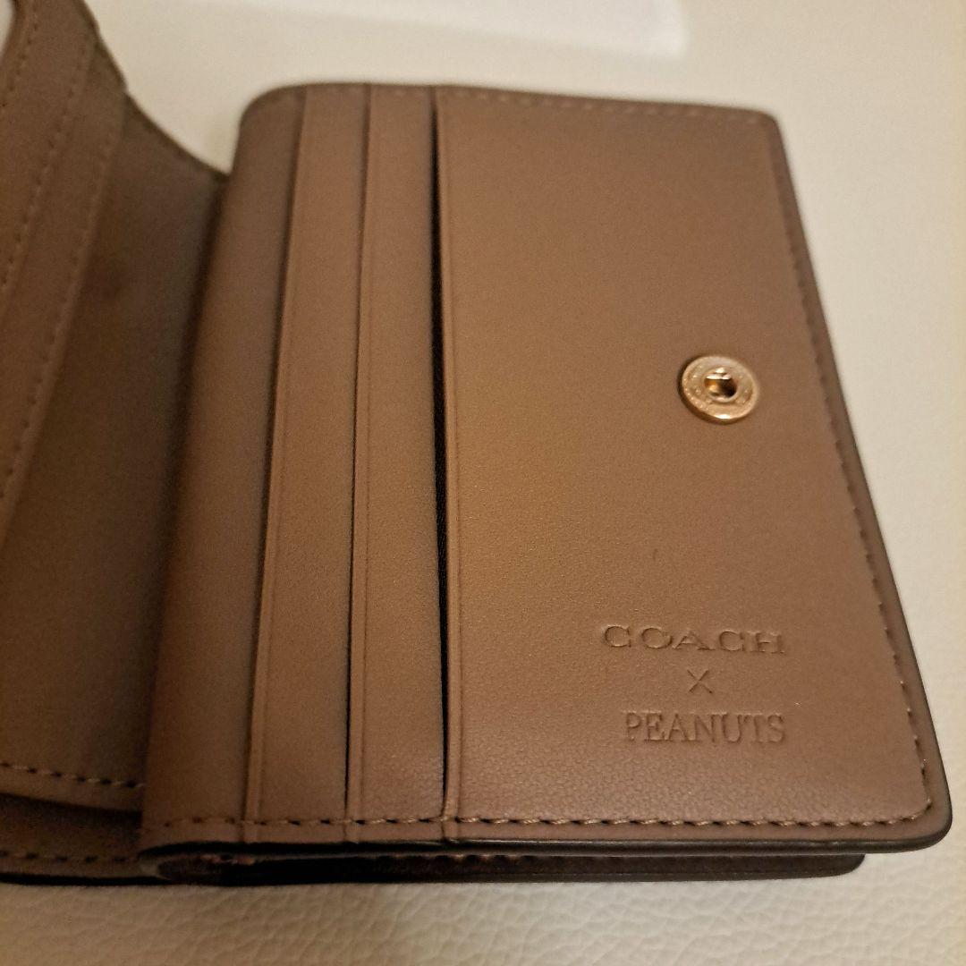 美品☆COACH x PEANUTS スヌーピー☆ 二つ折り財布