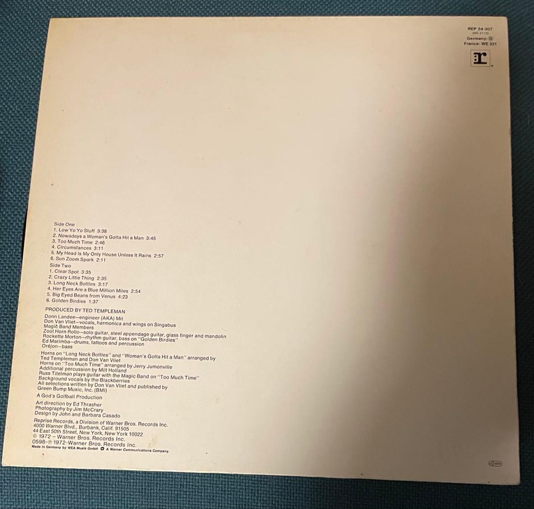 Captain Beefheart 輸入盤レコード
