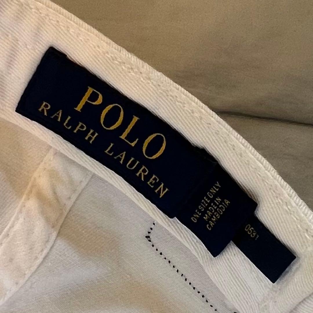POLO RALPH LAUREN ラルフズコーヒー コットンCAP ホワイト