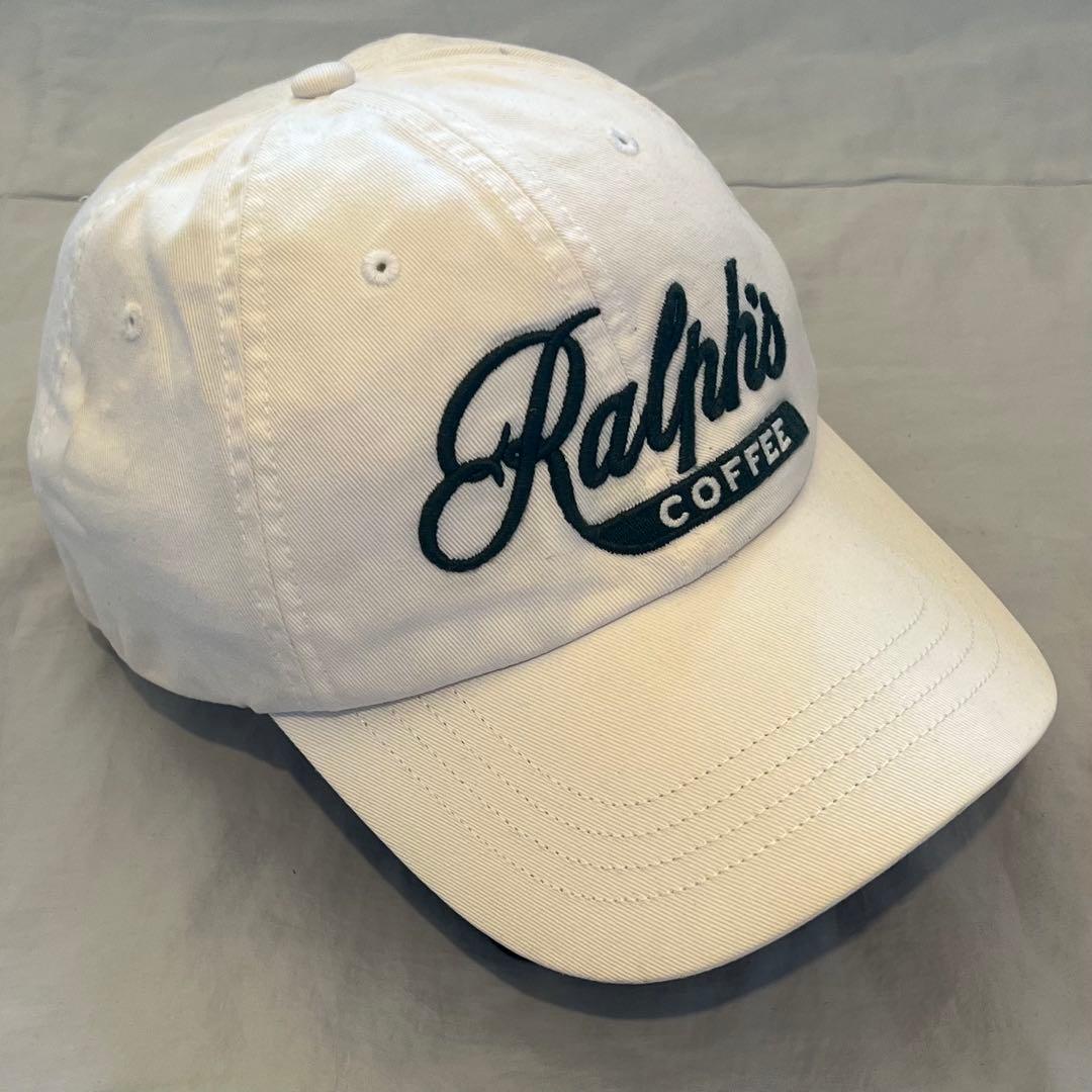 POLO RALPH LAUREN ラルフズコーヒー コットンCAP ホワイト